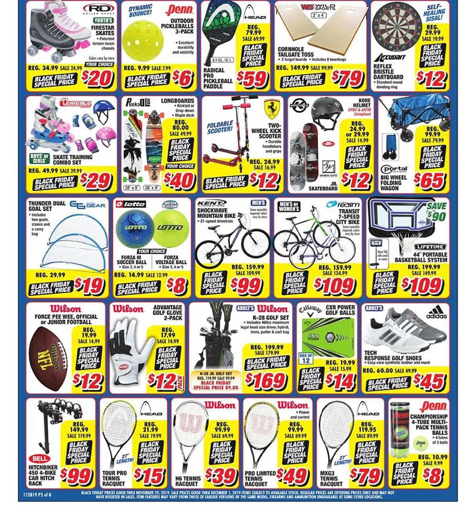 Big 5 Sporting Goods Black Friday Ad Scan 2019