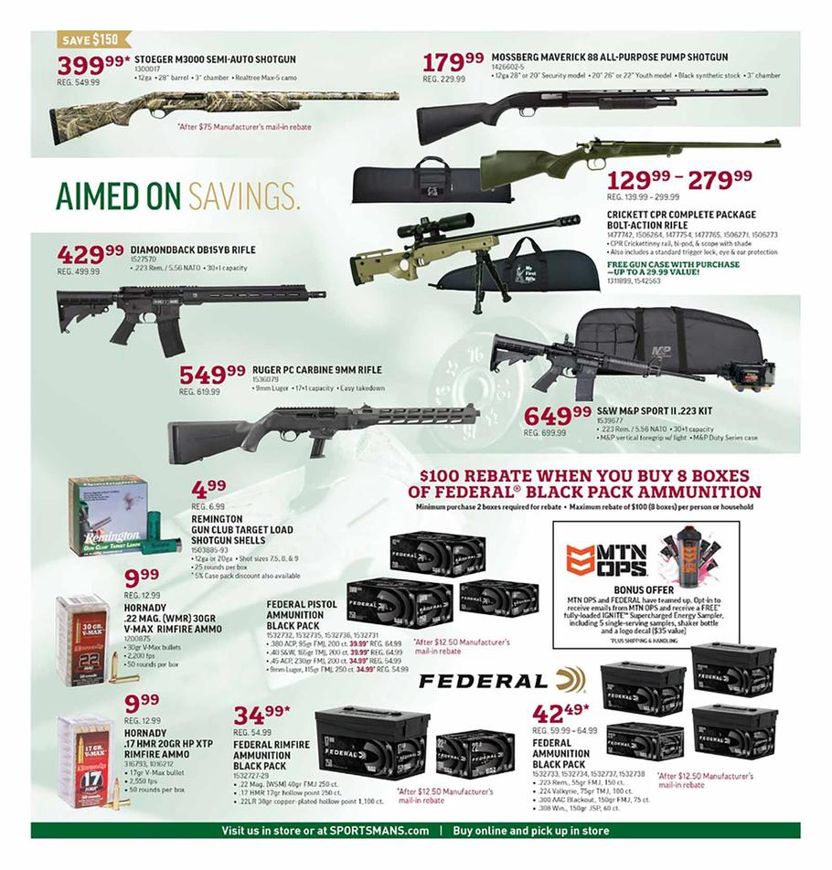 Sportsman's Warehouse Black Friday Ad Scan 2019