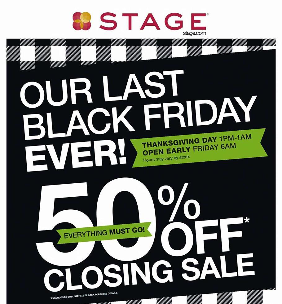 Stage Stores Black Friday Ad Scan 2019